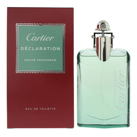 cartier declaration eau de toilette fraiche|cartier déclaration haute fraîcheur.